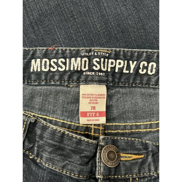 Mossimo Supply Co Womens Mid-Rise Skinny Fit Blue Denim Jeans - Picture 5 of 8
